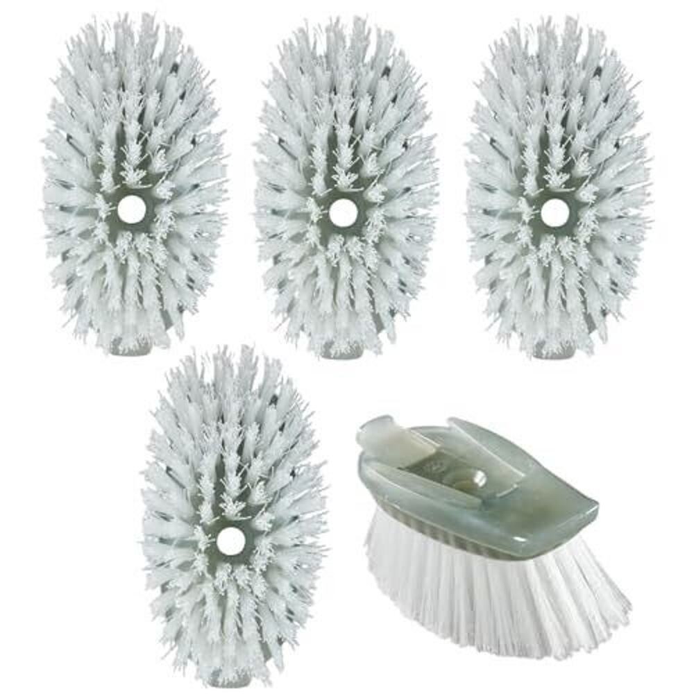 5 Pack Dish Brush Refills Head for OXO Steel Soap Dispensing Dish Brush